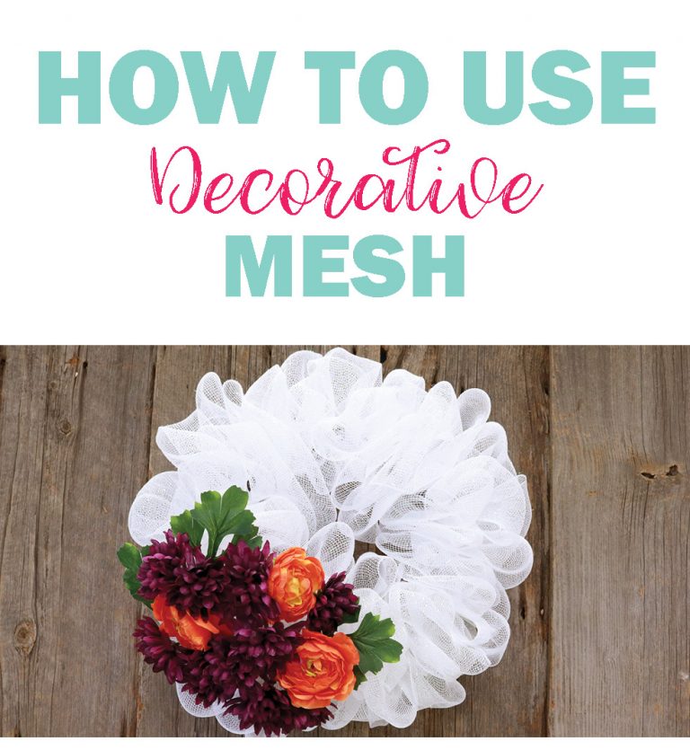 How to Use FloraCraft® Decorative Mesh Crafting in the Rain