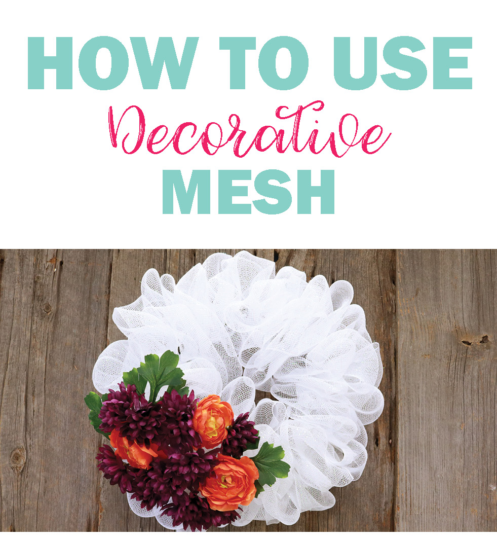 How to Use FloraCraft® Decorative Mesh Crafting in the Rain