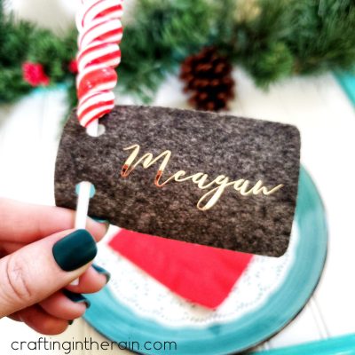 Christmas Lollipop Place Cards