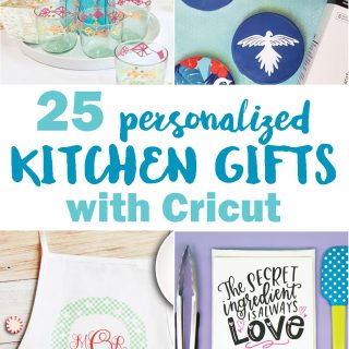 Personalized kitchen gifts with Cricut