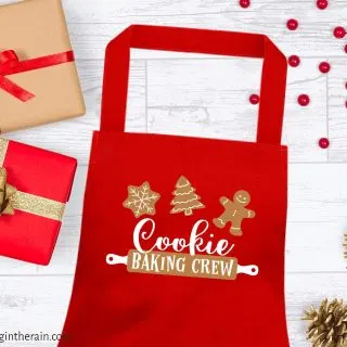 Cricut Christmas apron