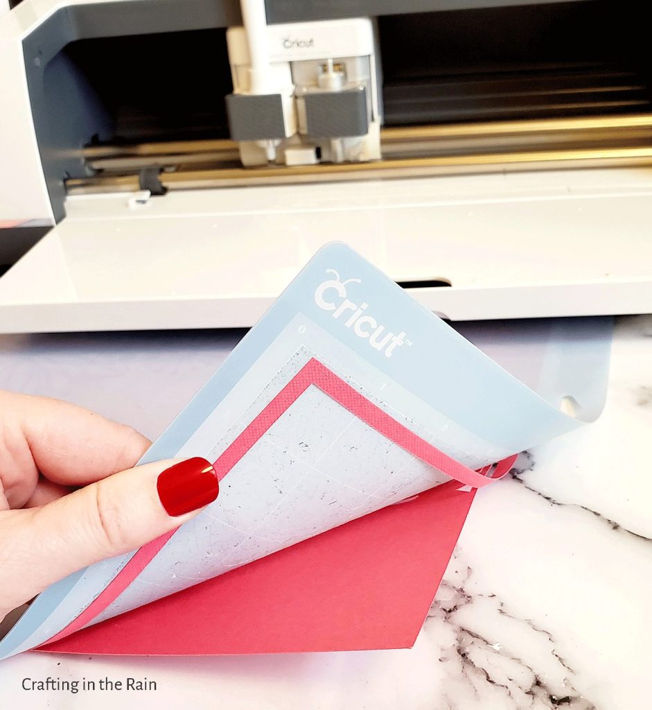 Paper curls off Cricut mat