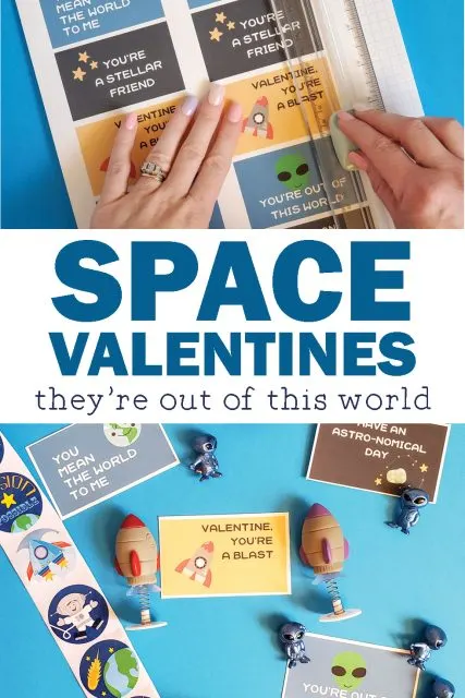 Space Valetine collage