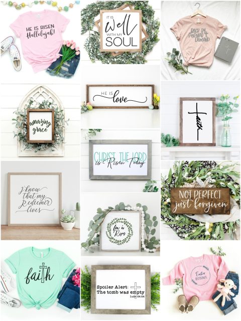 religious easter signs