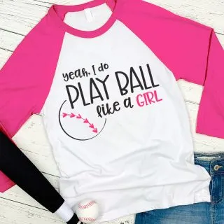 play ball like a girl shirt