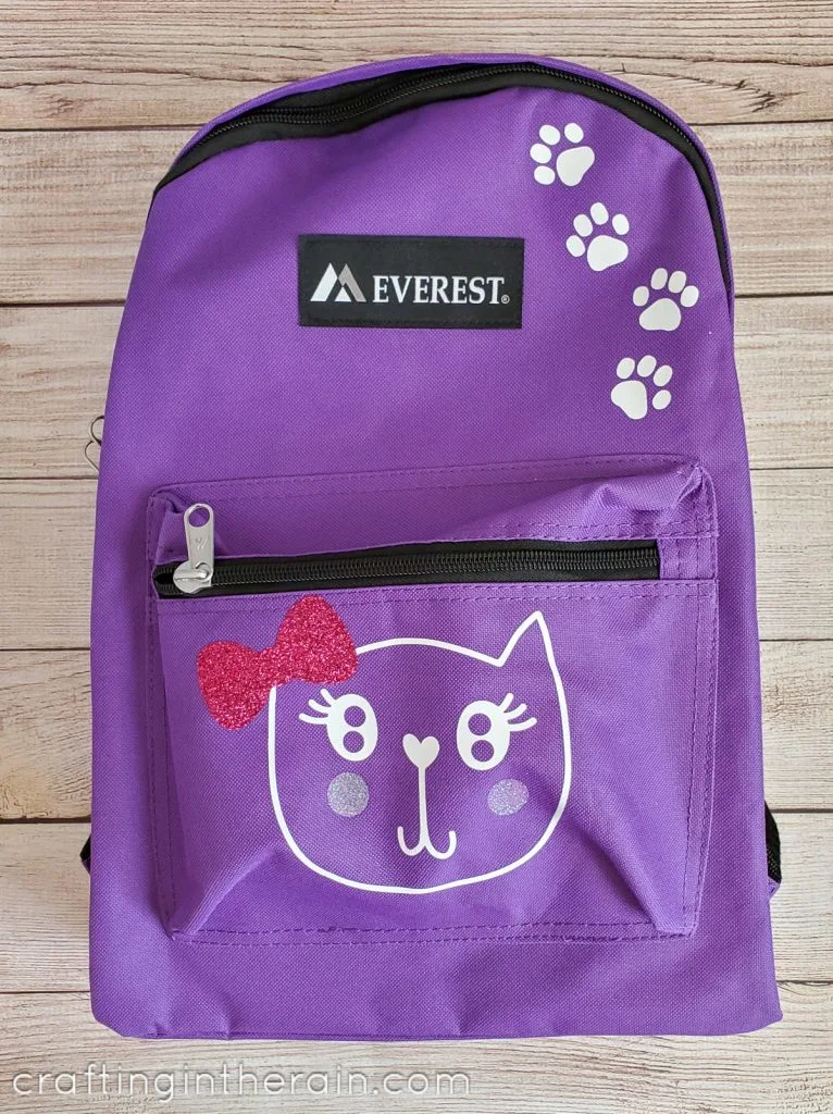 Custom cat back pack