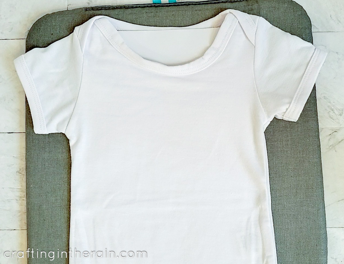 Cricut blank onesie