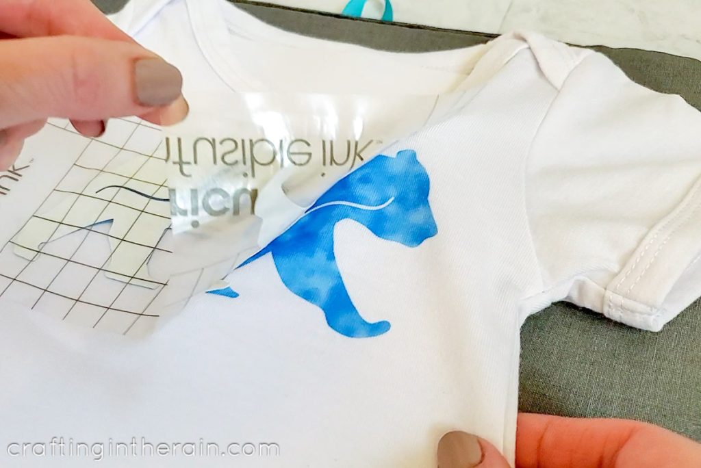 Infusible ink on onesie