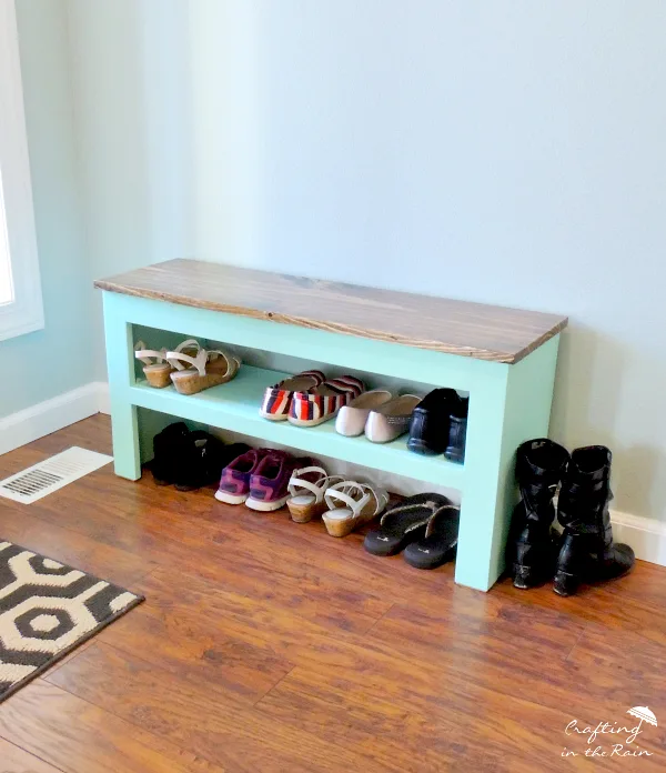 Build a shoe bench