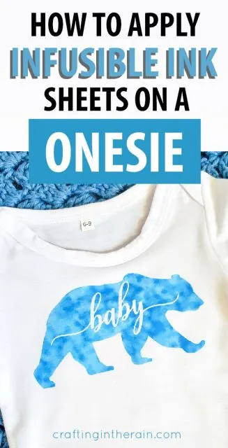 put infusible ink on onesie