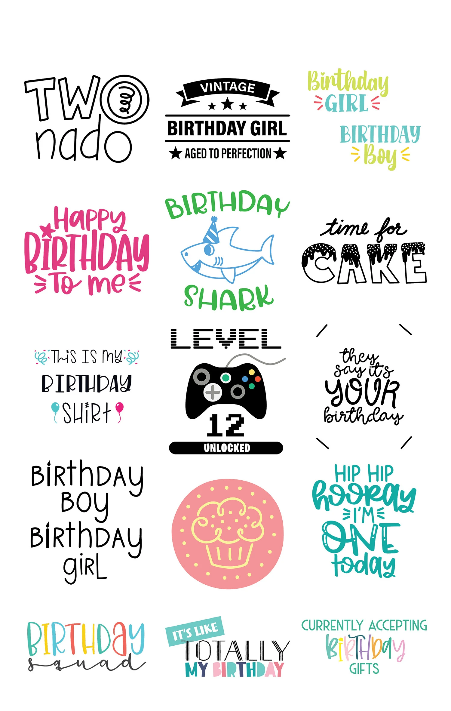 Free svgs for birthdays