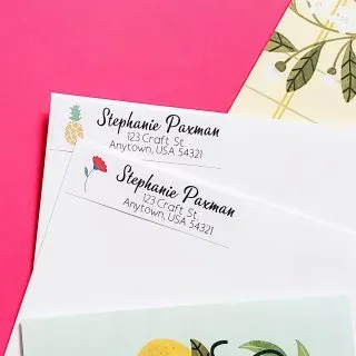 address-stickers-with-cricut