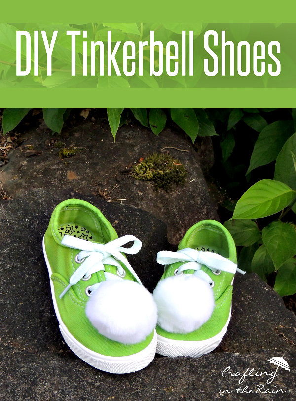 DIY Tinkerbell shoes
