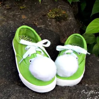 make tinkerbell shoes