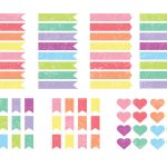 Grunge Planner Stickers