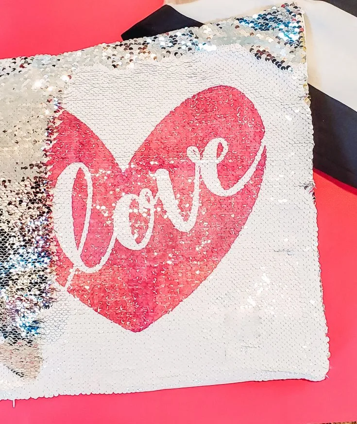 how to sublimate sequin pillow
