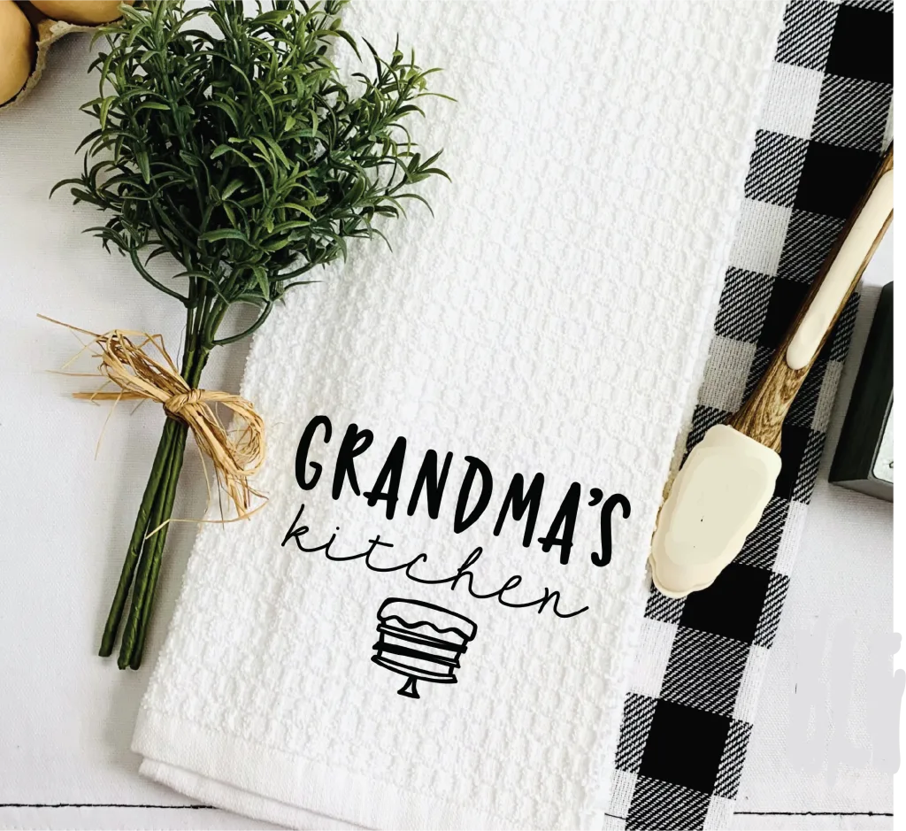 Grandma's Kitchen Towels, Funny Kitchen Towel, Hand Towels, Grandma Gi –  Country Squared