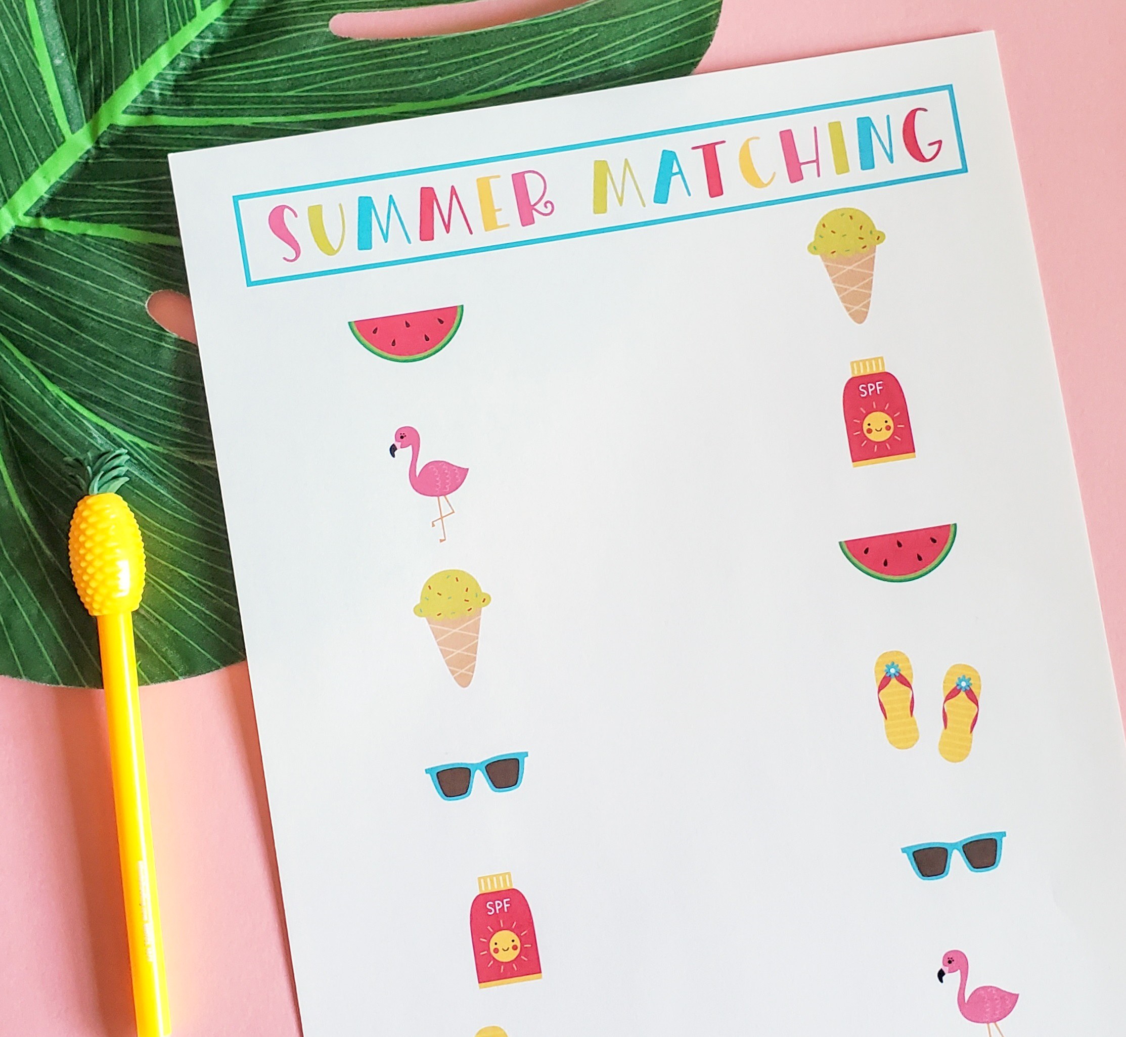 Summer Matching Page