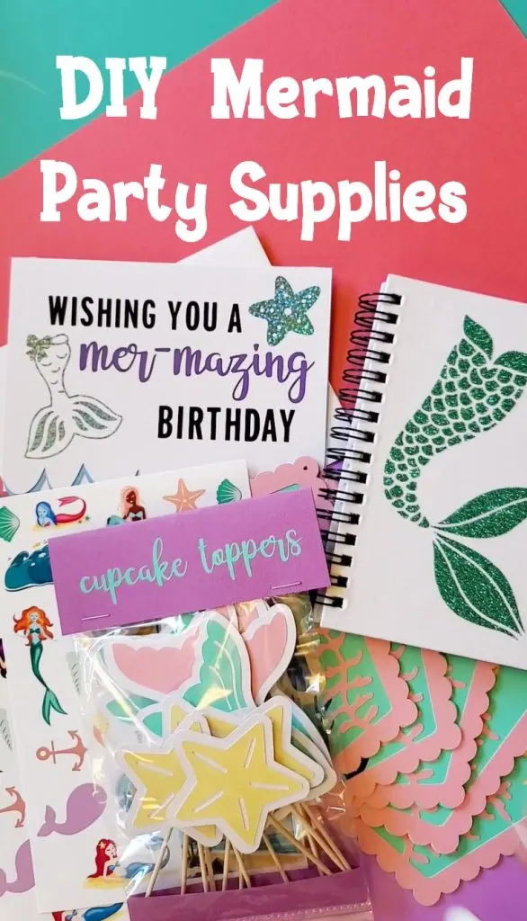 Mermaid Birthday with Cricut - Crafting in the Rain