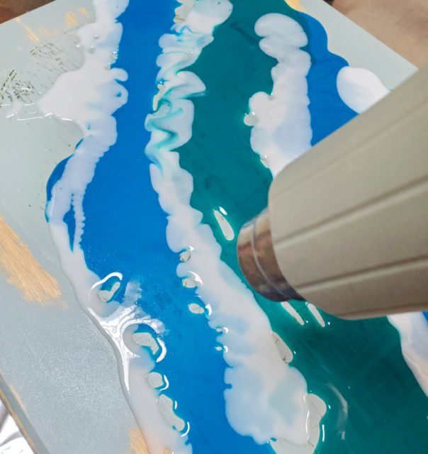 Remove Bubbles from Resin Crafting in the Rain