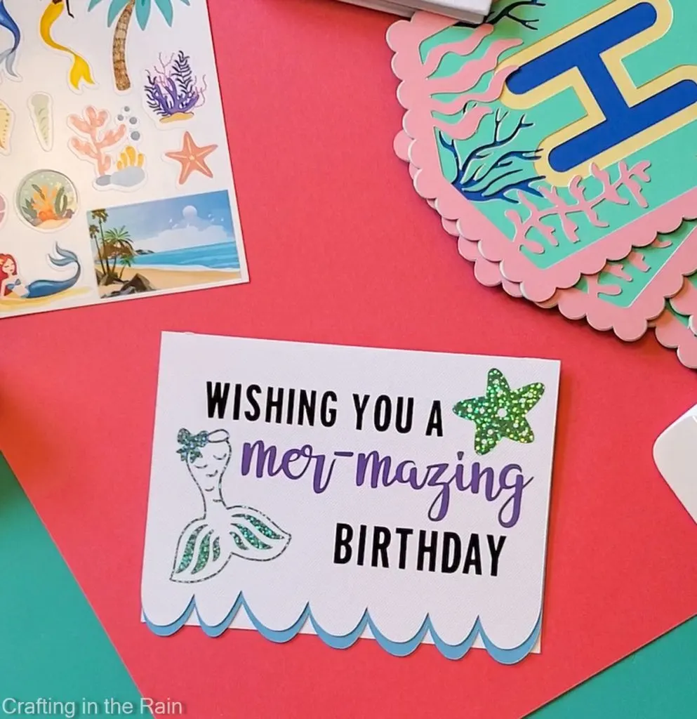 mermazing birthday card