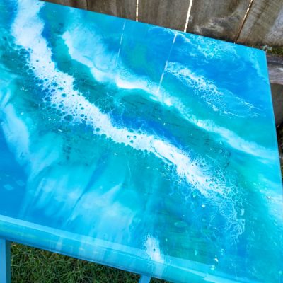 Resin Pour Table Top