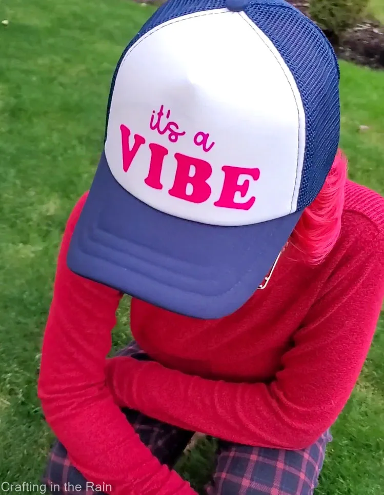 Iron-on Vinyl for Baseball Cap - Crafting in the Rain