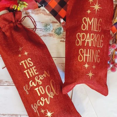 How to Decorate a Wine Bag