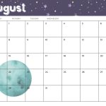 Printable Space Calendar