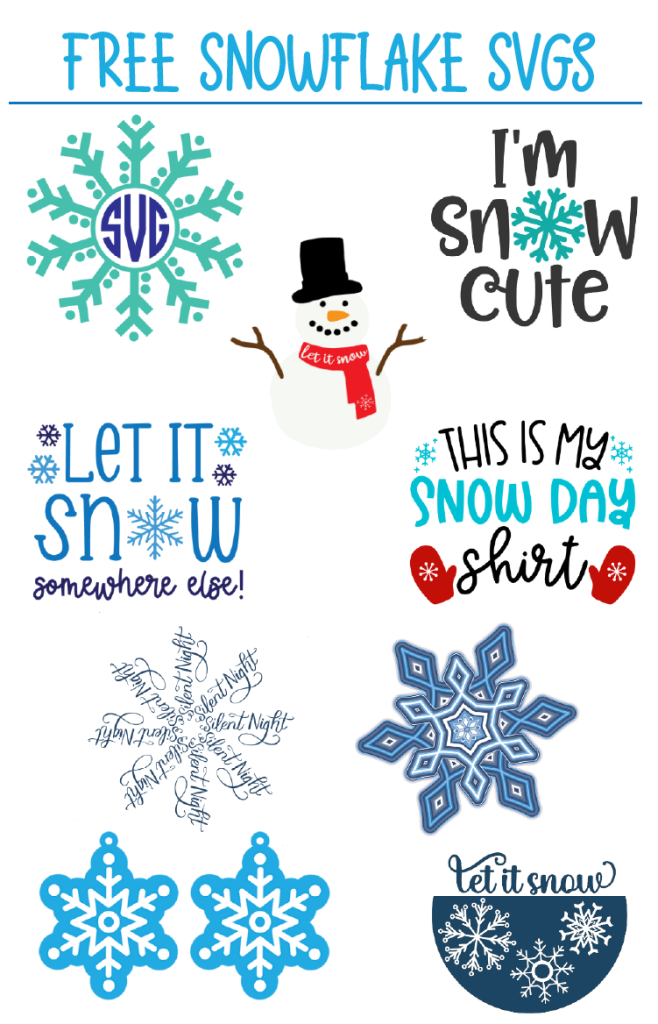 free snowflake svgs