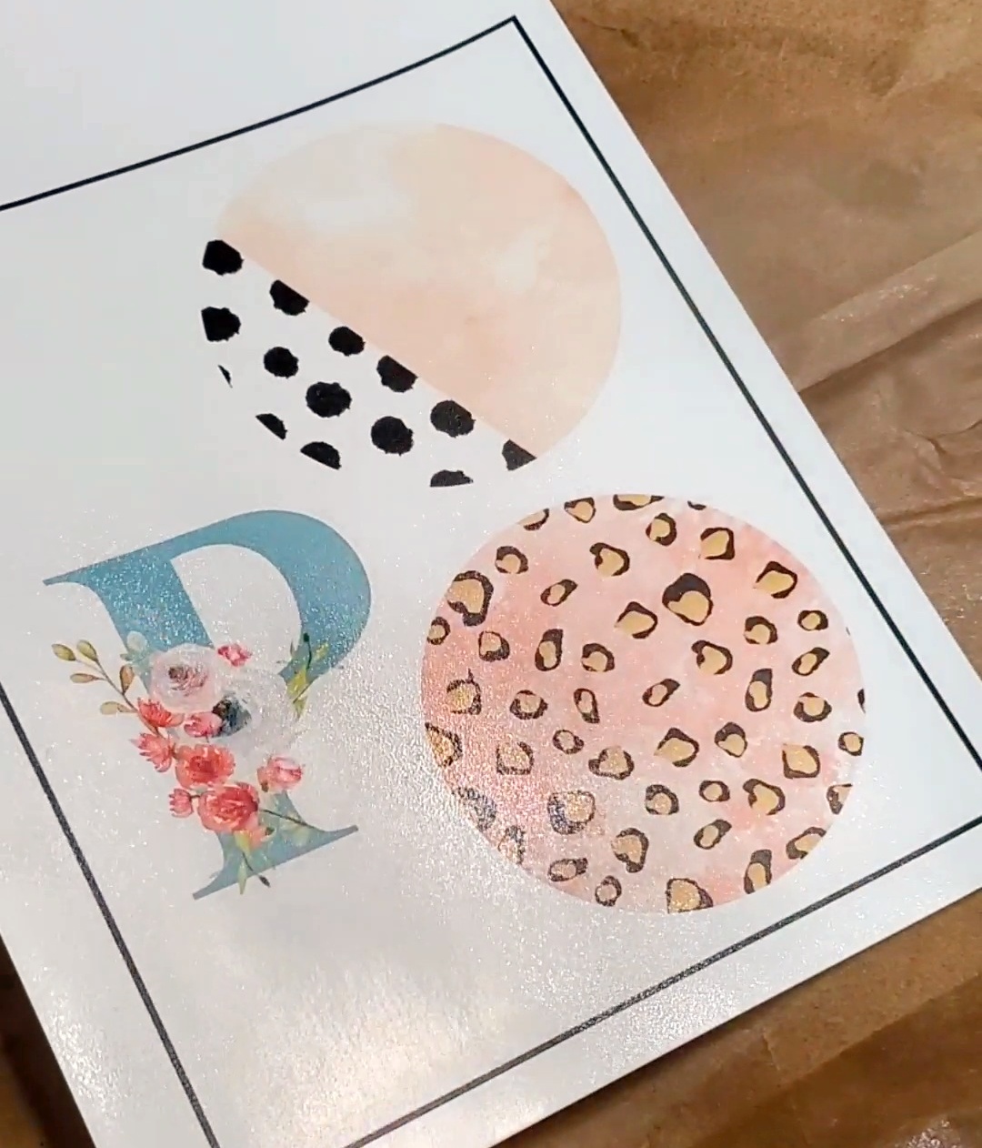 How to Use Waterslide Paper Crafting in the Rain