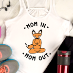 Yoga Fox Mother's Day SVG