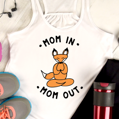 Yoga Fox Mother’s Day SVG