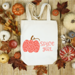 pumpkin spice girl bag