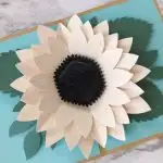 3d pop up sunflower card