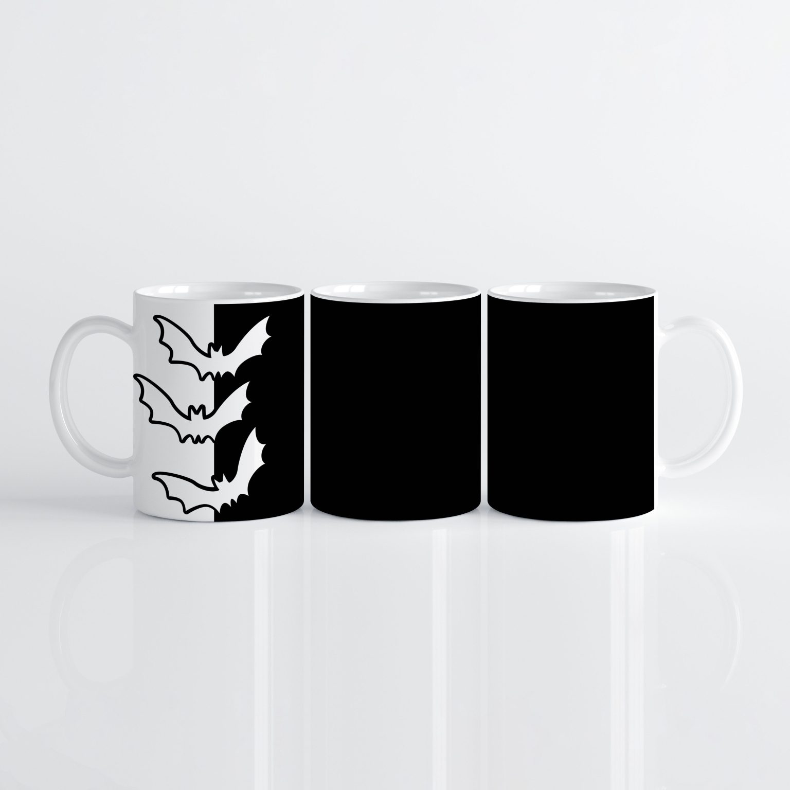 Bat Mug Wrap SVG Crafting in the Rain