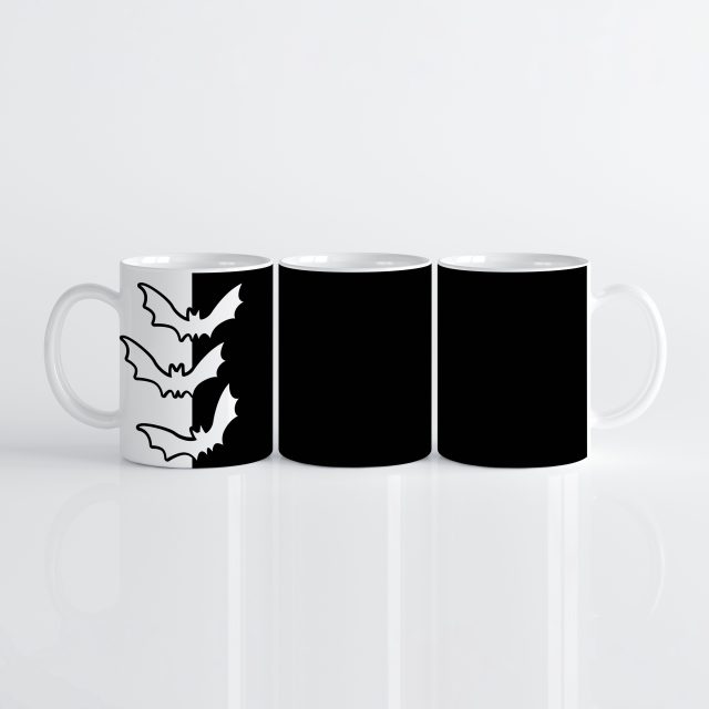 Bat Mug Wrap SVG Crafting in the Rain