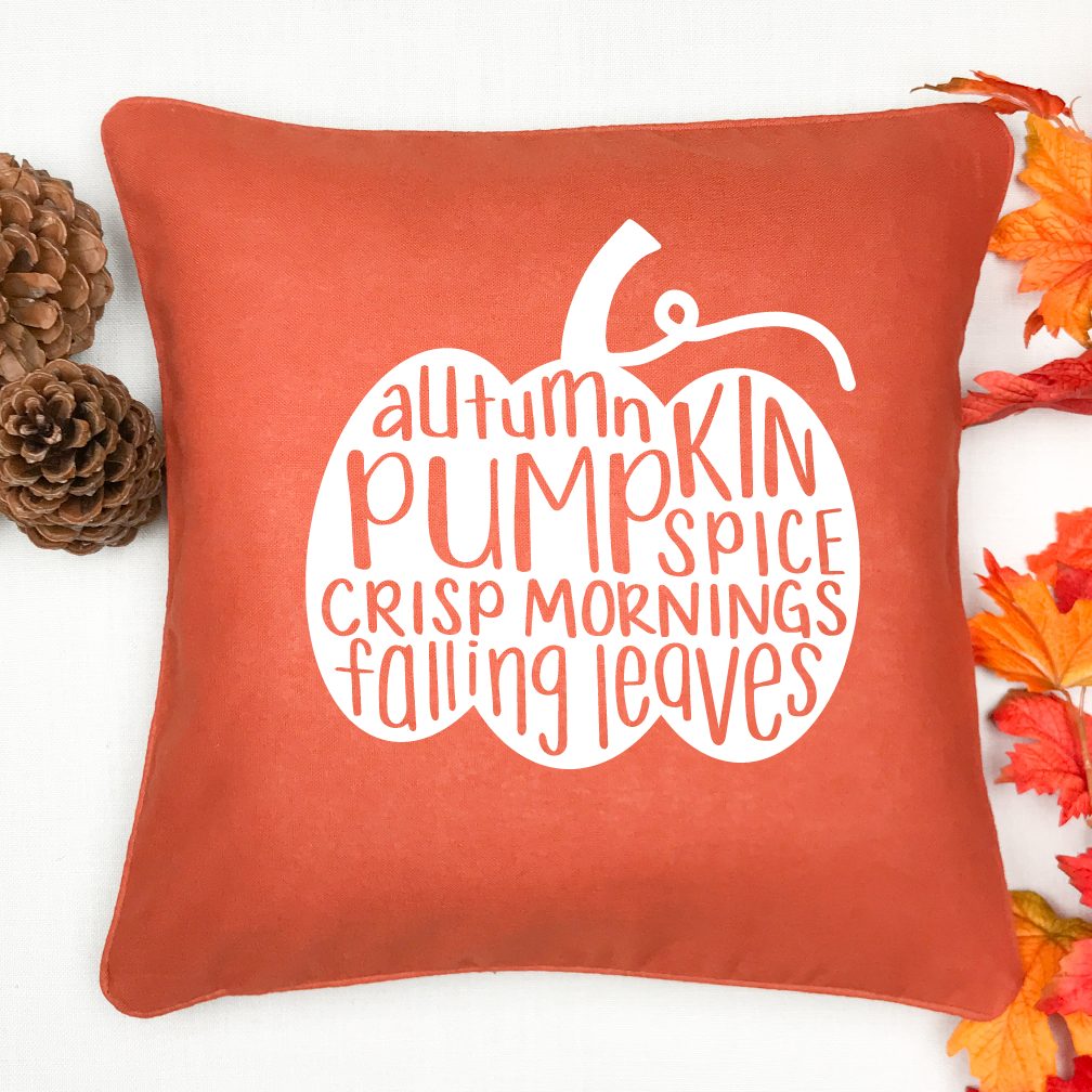 fall words pumpkin svg
