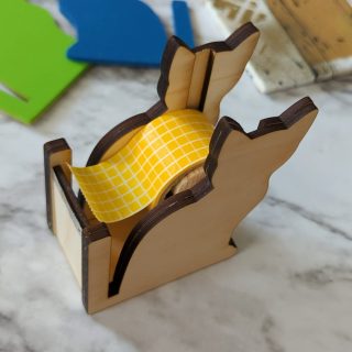 diy cat tape dispenser