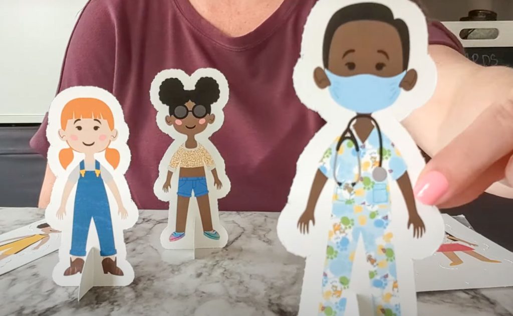 paper dolls with cricut