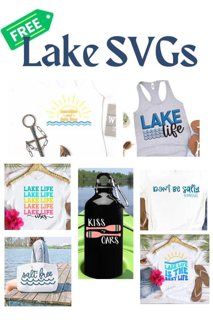 free lake themed svgs