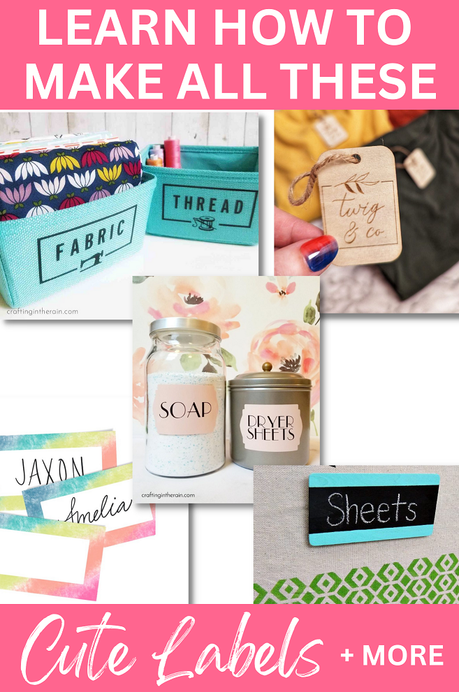 A Guide to Making DIY Labels for Organization - Crafting in the Rain