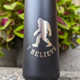 laser engraved tumbler
