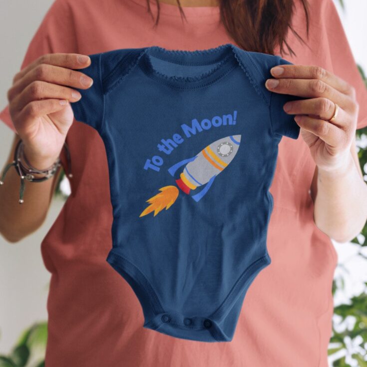 Image for Rocket SVG &ndash; To the Moon