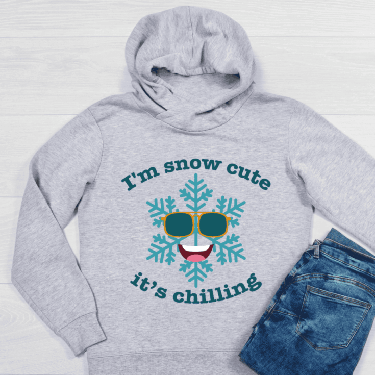 Image for I'm Snow Cute It's Chilling {FREE} Winter SVG