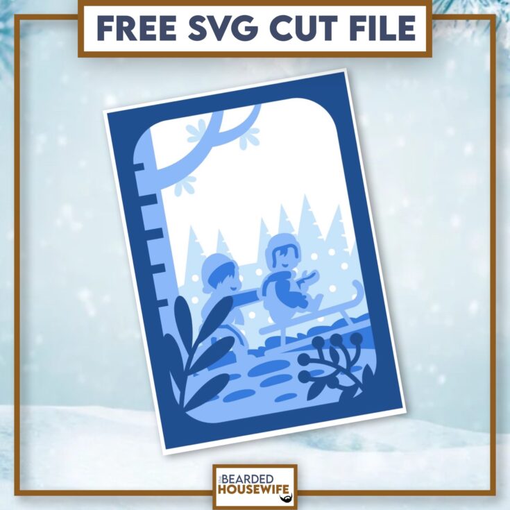 Image for How to Make Fun Little Sledders Layered Cards