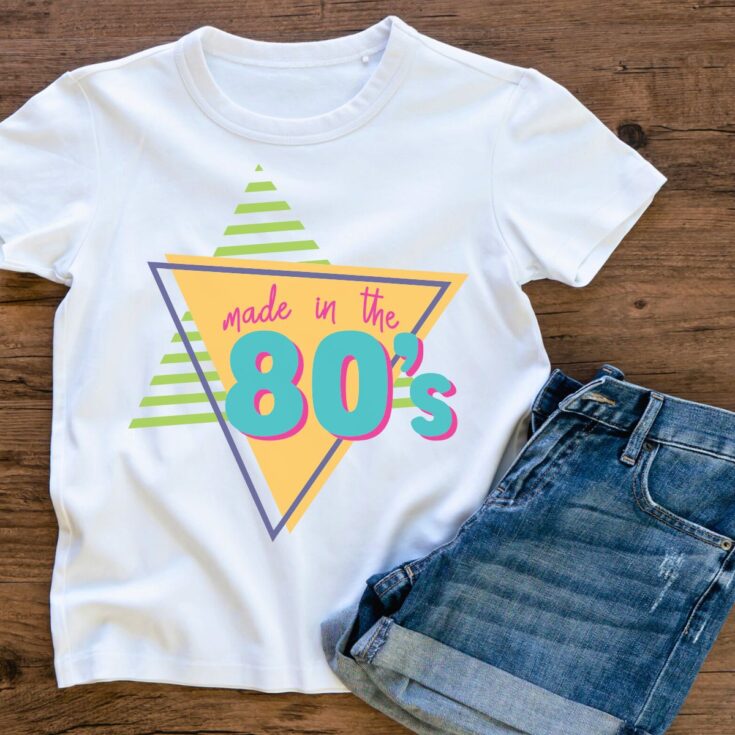 Image for 20 Free 80's SVG Cut Files