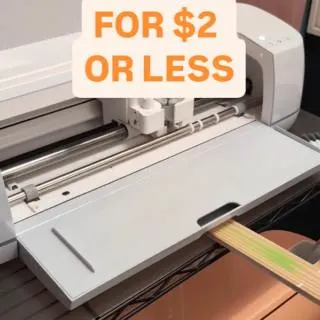 support long cricut mat with yard stick