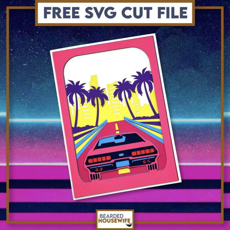 Image for How to Make Retro Totally Rad Layered Cards