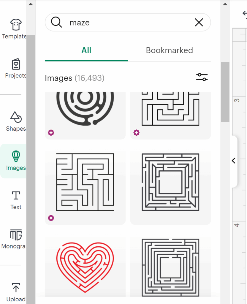 maze image design space